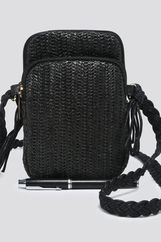 Willa Woven Crossbody Bag