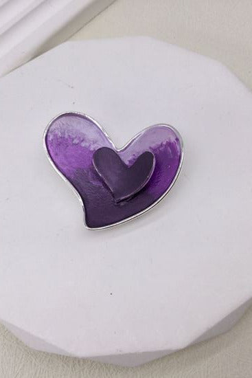Isabella Heart Brooch