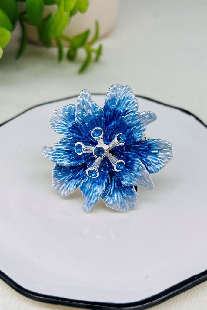 Connie Layered Petal Magnetic Brooch