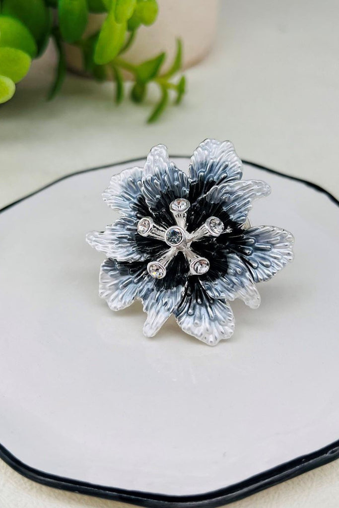 Connie Layered Petal Magnetic Brooch