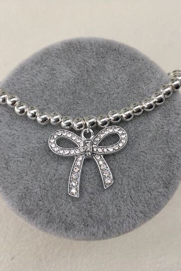 Tamara Sparkling Bow Beaded Bracelet