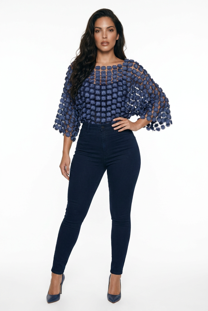 Serena Flower Lace Overtop