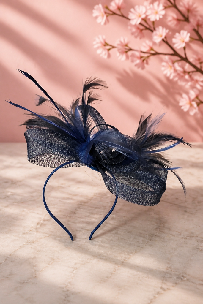 Mila Feather Bow Fascinator