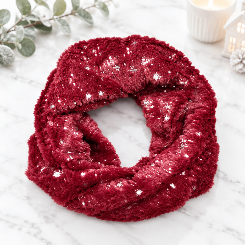 Marley Fluffy Sparkle Snood