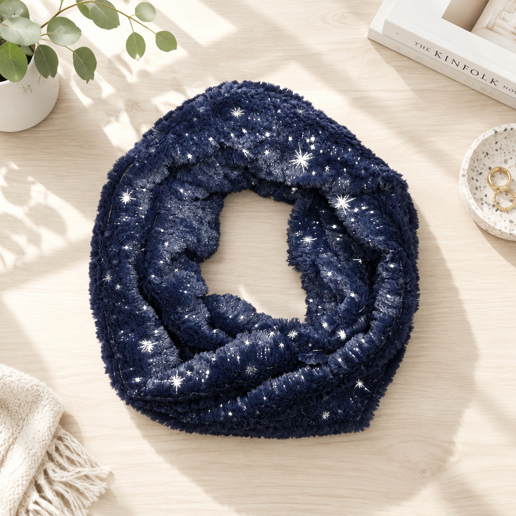 Marley Fluffy Sparkle Snood