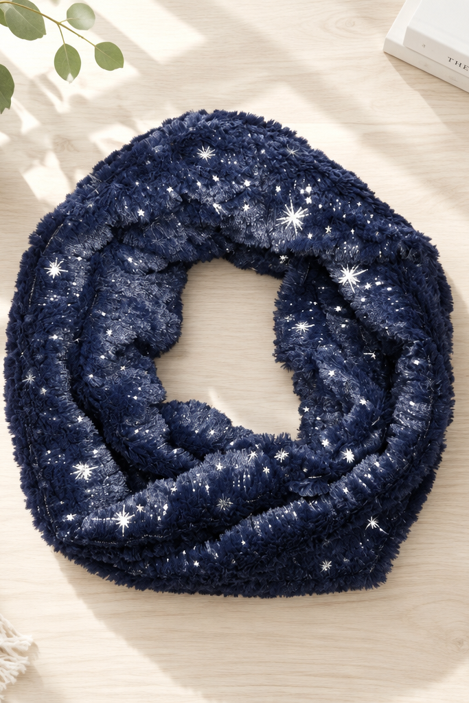 Marley Fluffy Sparkle Snood