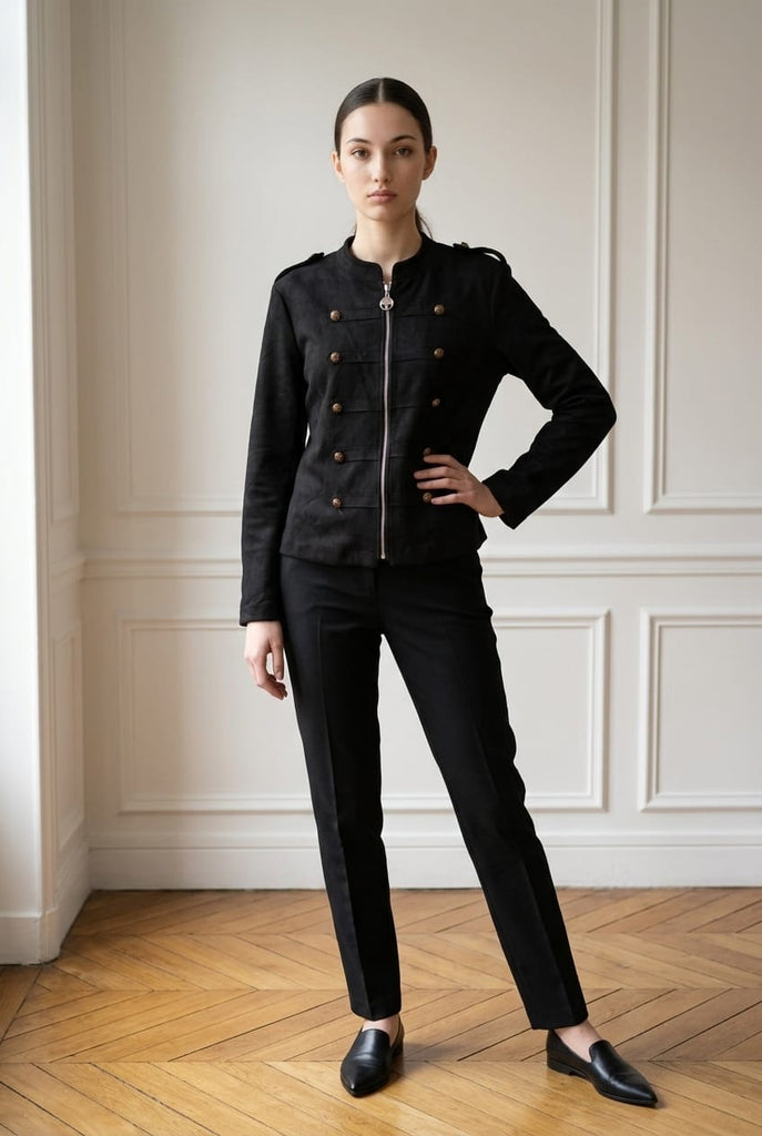 Kristen Military Style Jacket