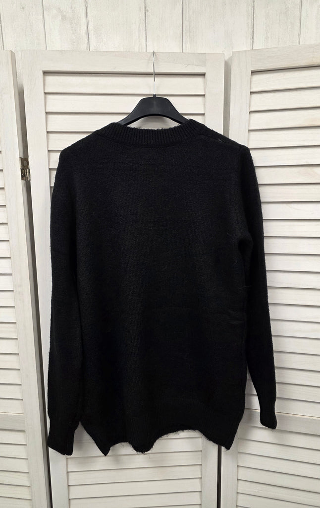 Martina Crochet Flower Knit