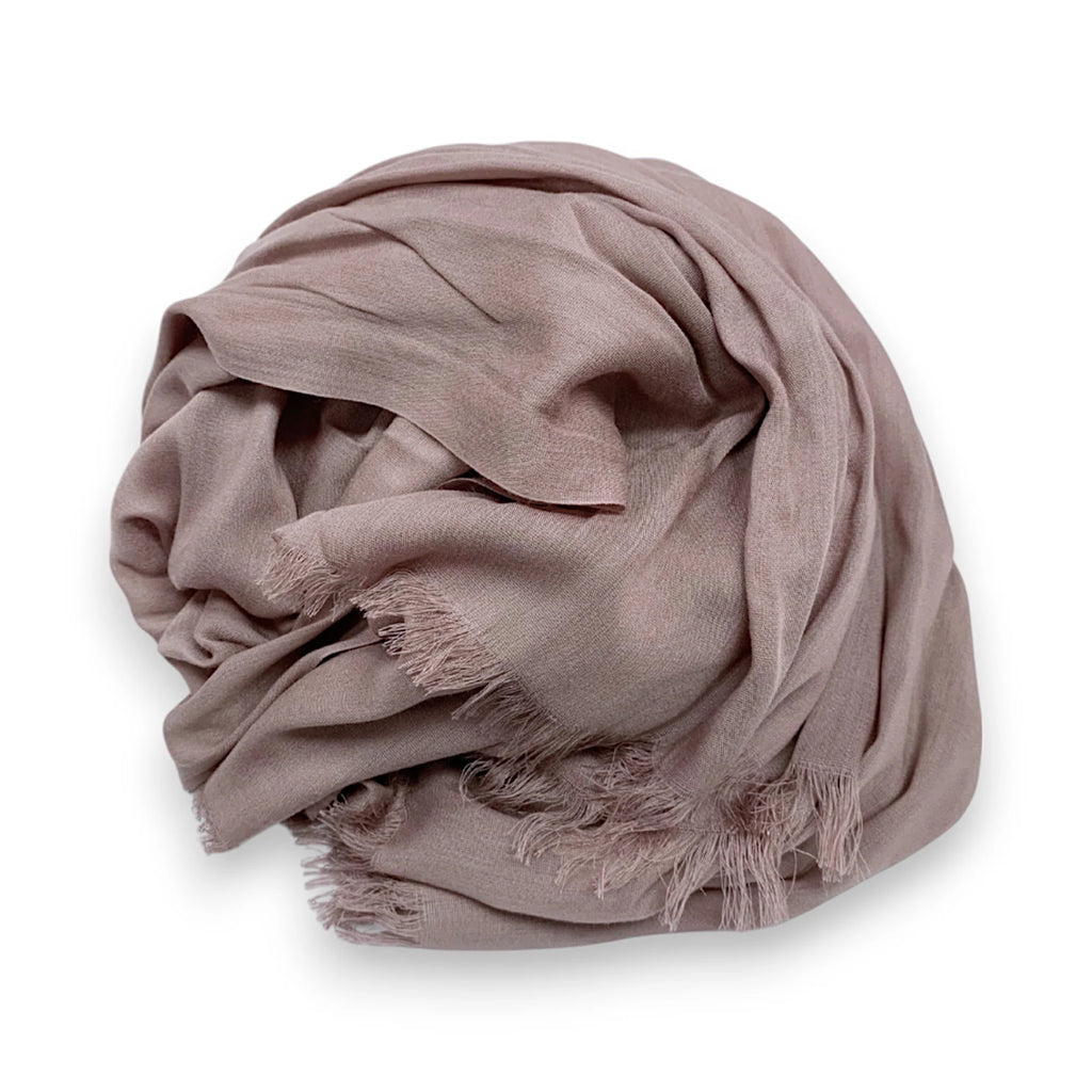 Mirren Soft Frayed Hem Scarf
