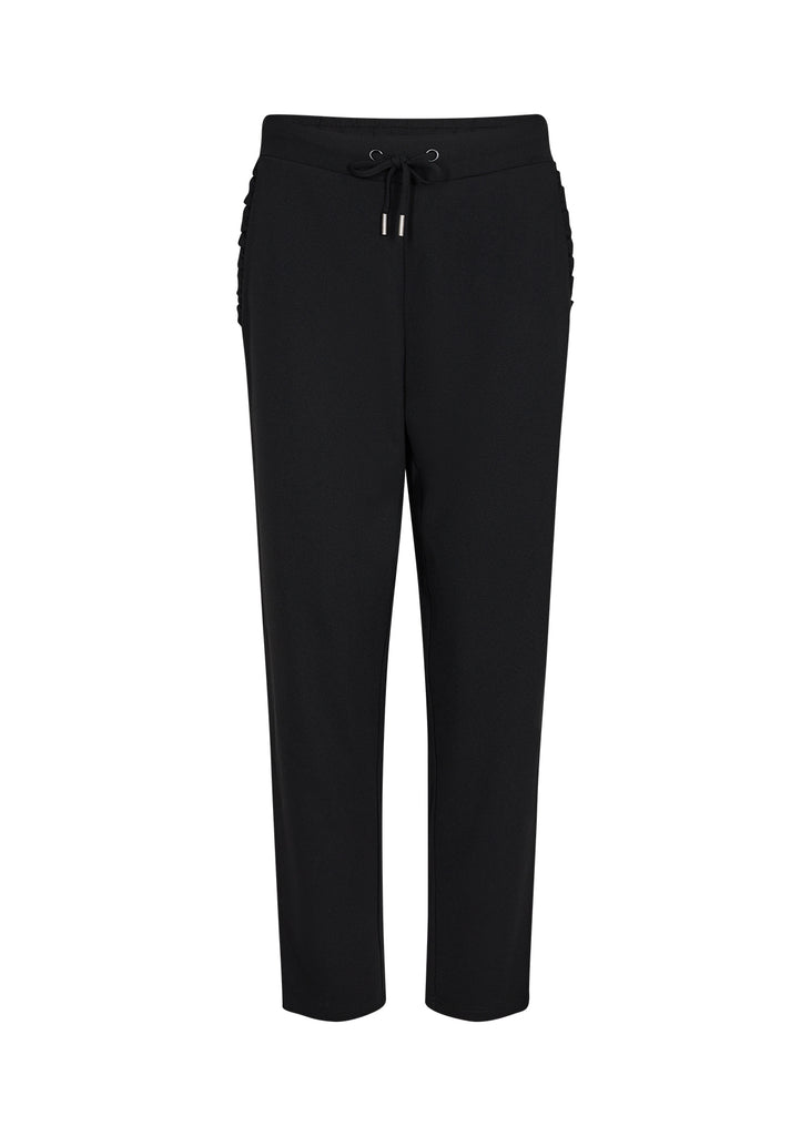 Siham Ruffle Detail Tapered Trousers