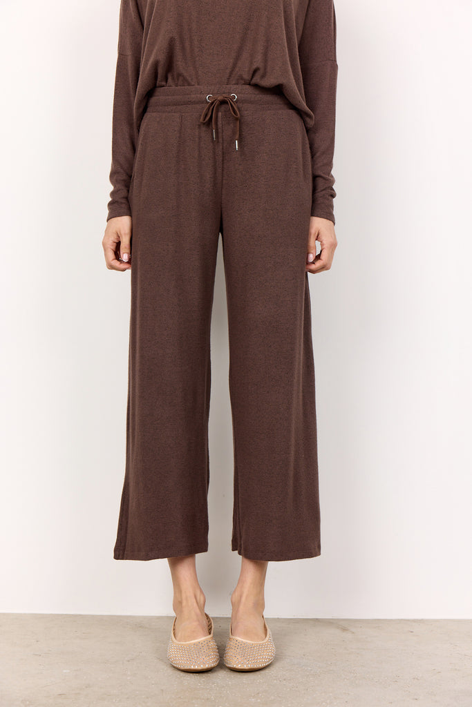 Biara Wide Leg Fleece Trousers