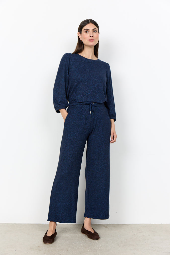 Biara Wide Leg Fleece Trousers