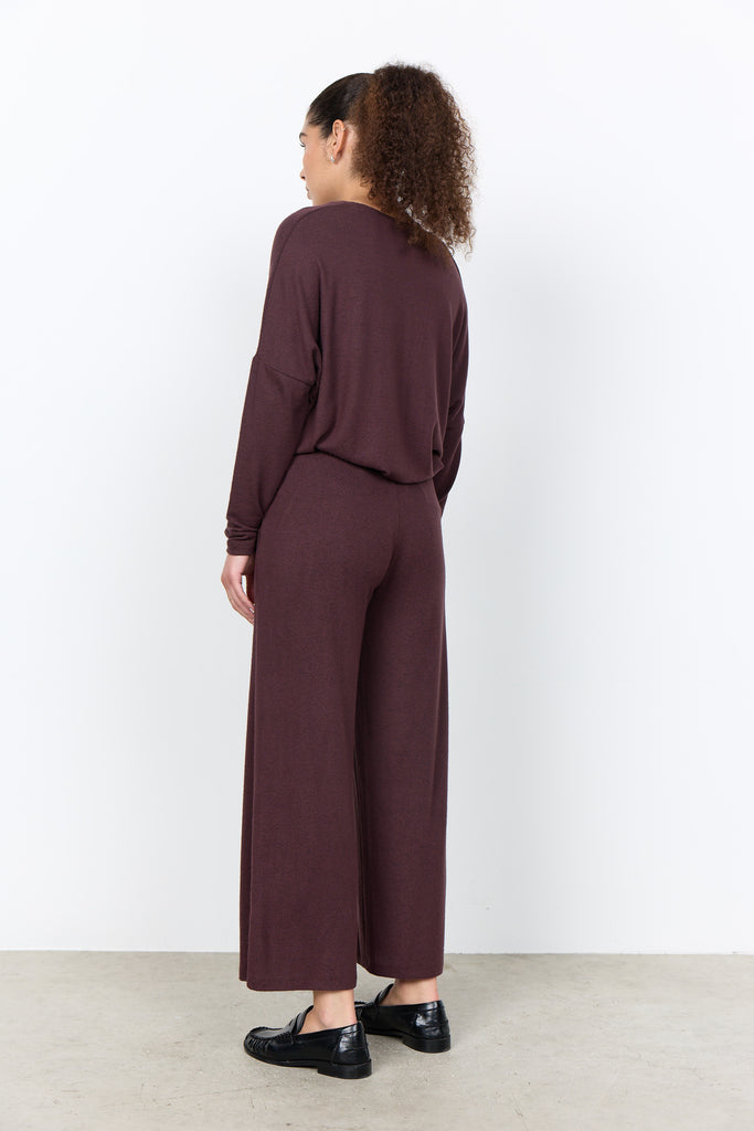 Biara Wide Leg Fleece Trousers