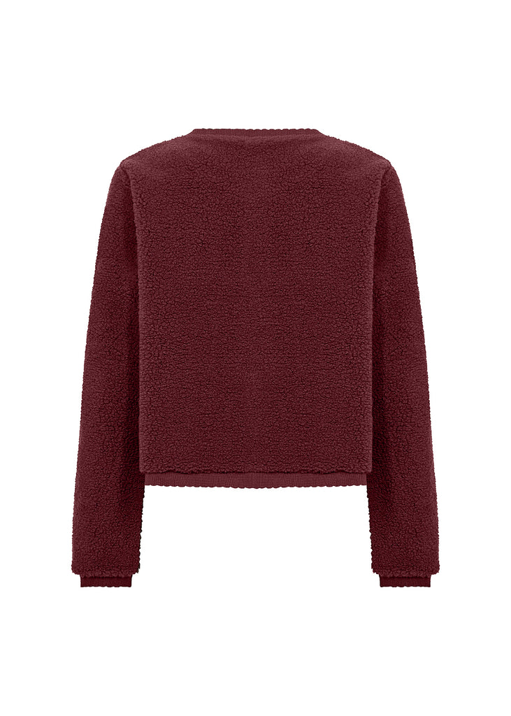 Onyx Buttoned Borg Jacket