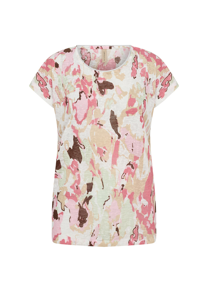 Aretha Abstract Print Top