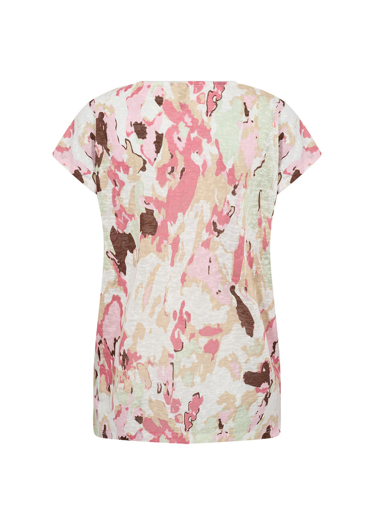 Aretha Abstract Print Top