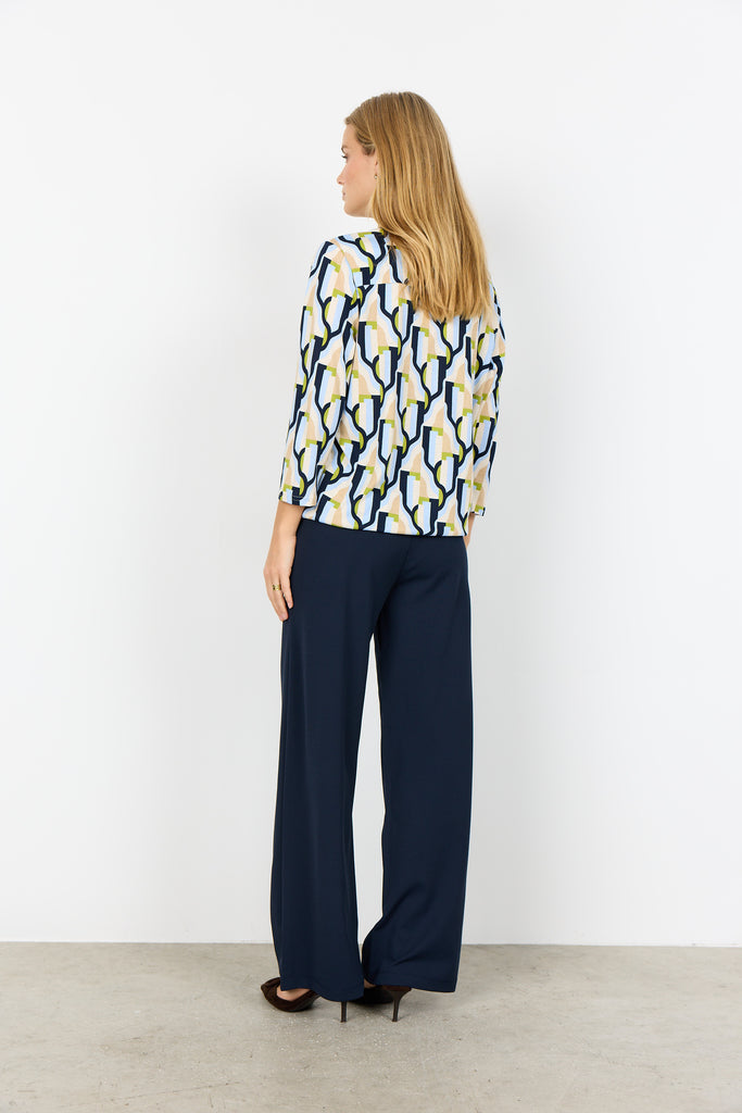 Felicity Geometric Print Top