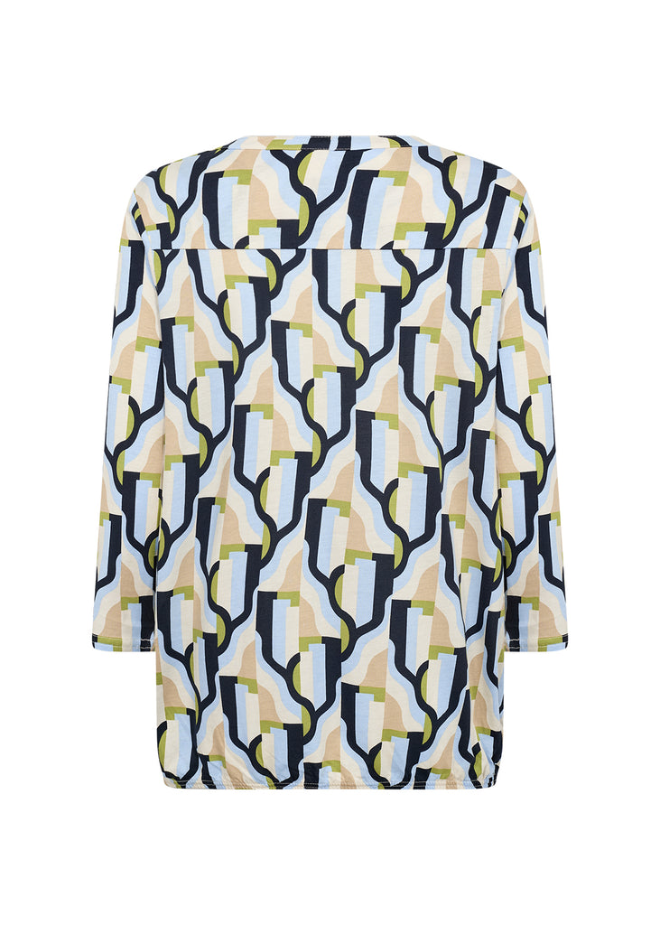 Felicity Geometric Print Top