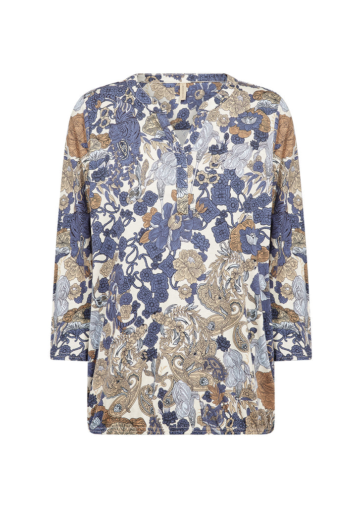 Felicity Botanical Print Top