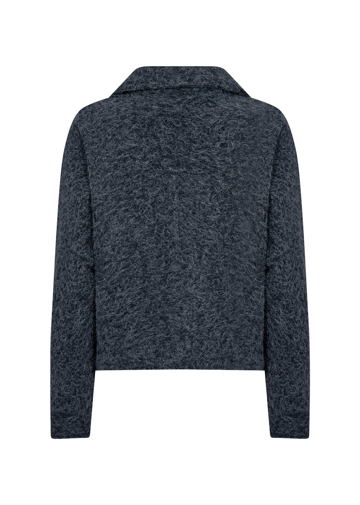 Hira Fluffy Eyelash Knit Jacket