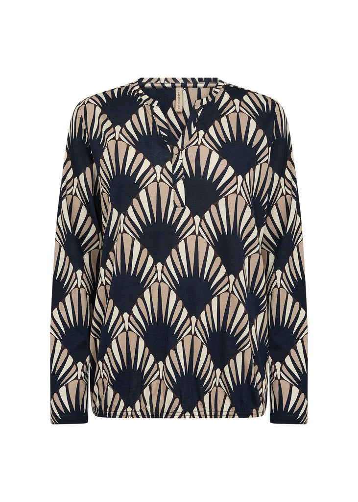 Felicity Geometric Print Top