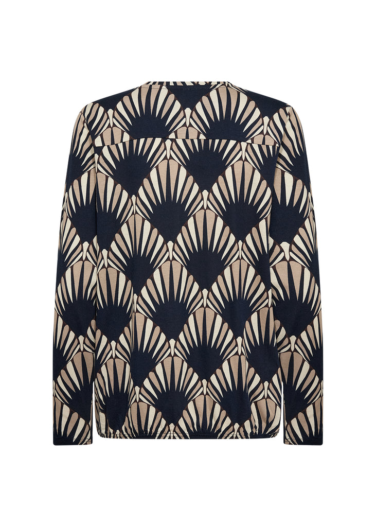 Felicity Geometric Print Top