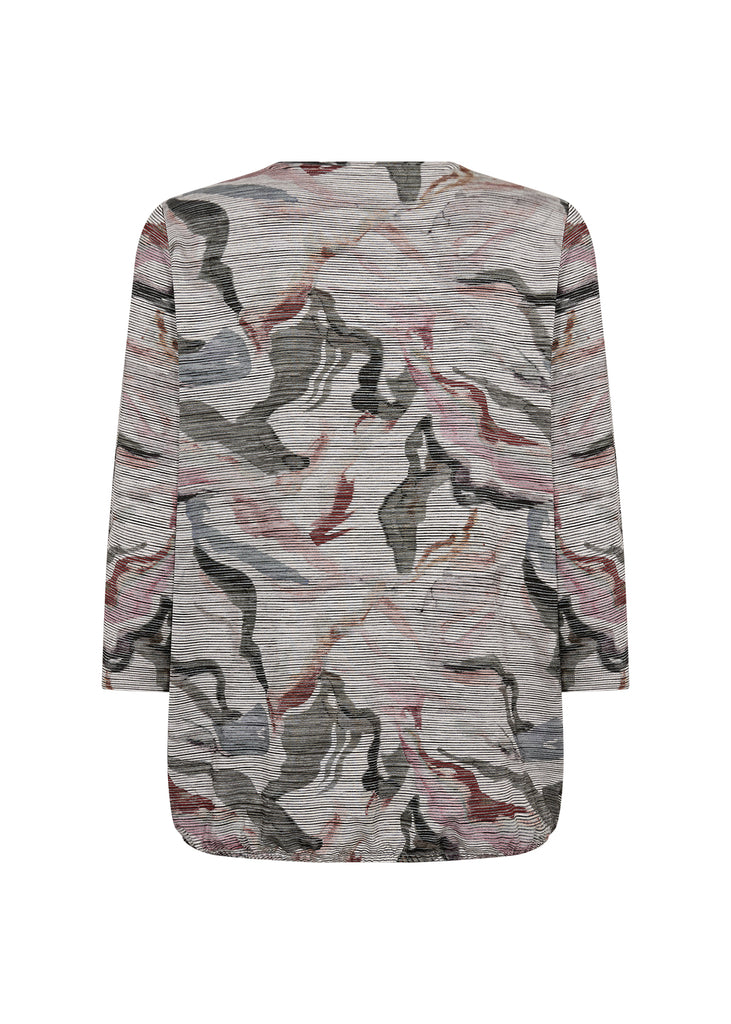 Galina Abstract Print Top