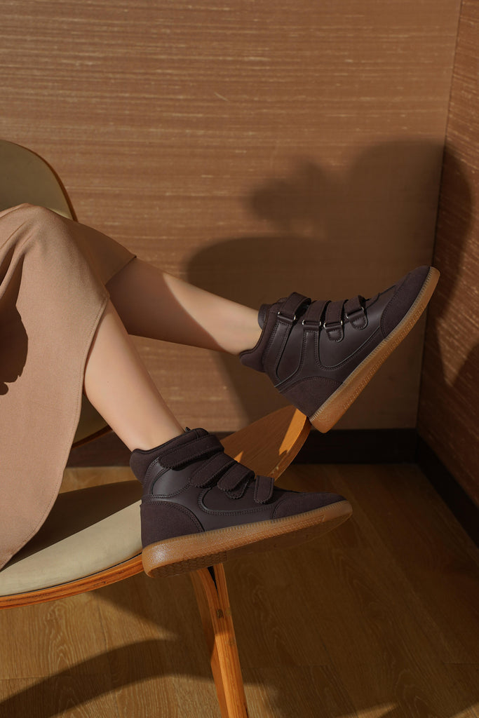 Leigh Velcro Fastening Trainer Boot