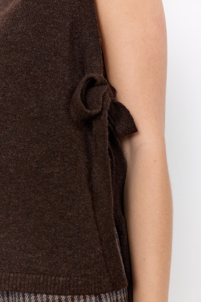 Orlean Side Tie Knitted Top