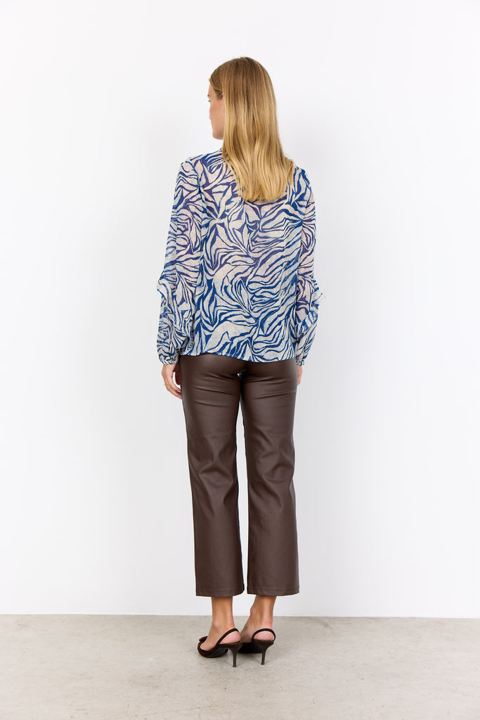 Valborg Abstract Frill Detail Shirt