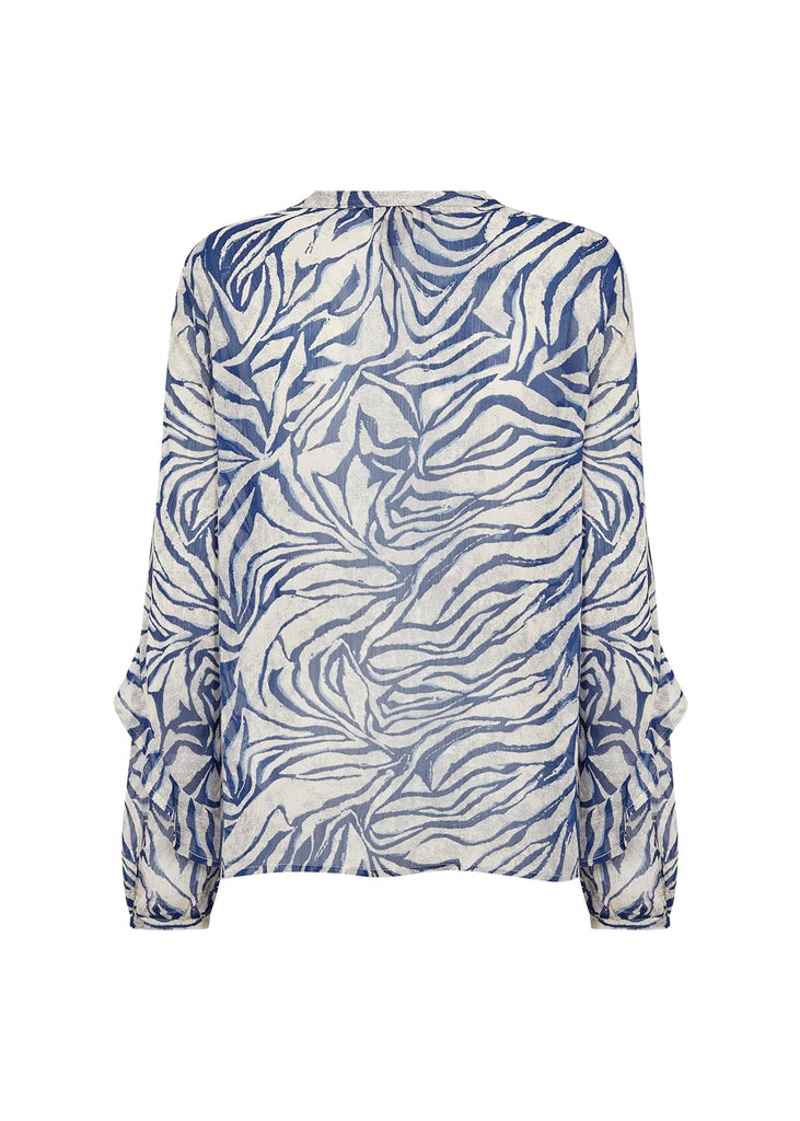 Valborg Abstract Frill Detail Shirt