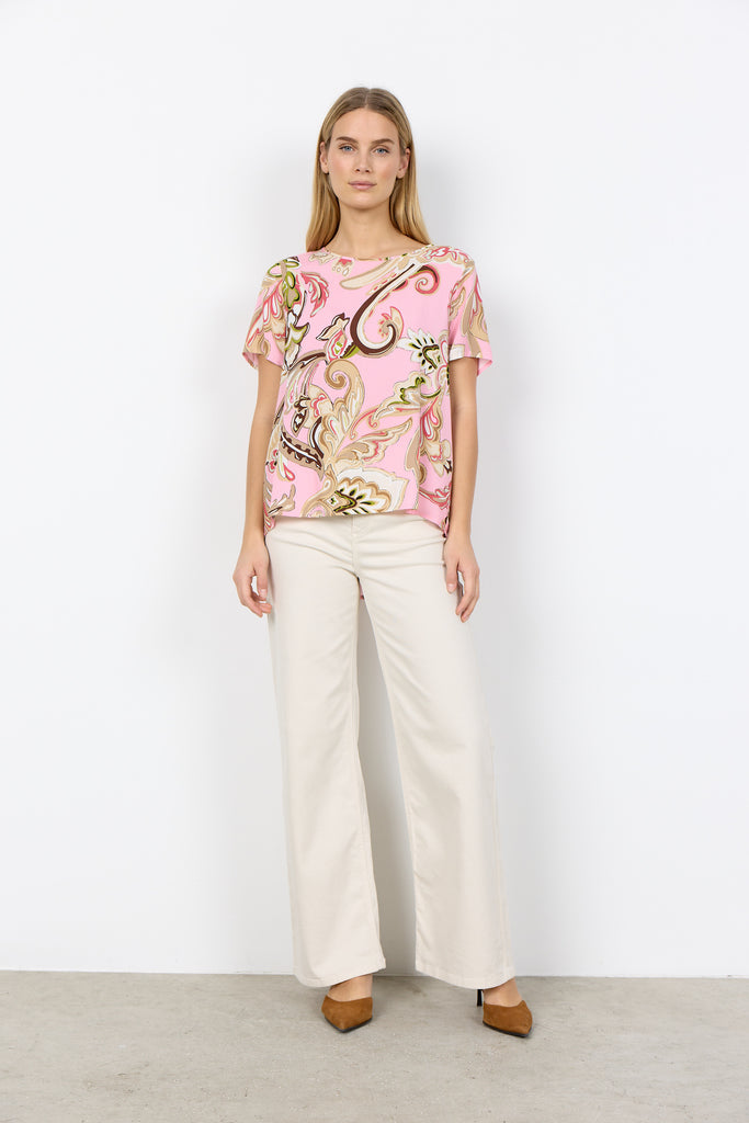 Casja Paisley Print Top