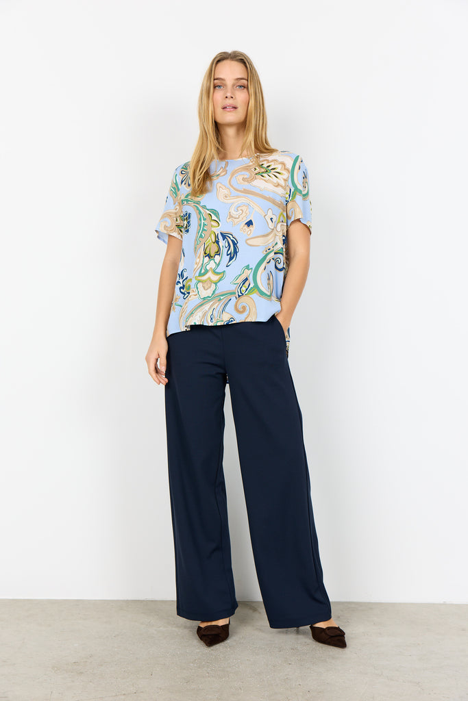 Casja Paisley Print Top