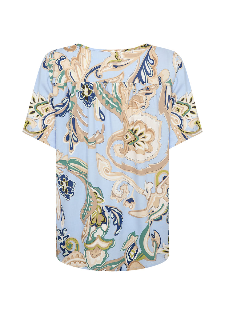 Casja Paisley Print Top