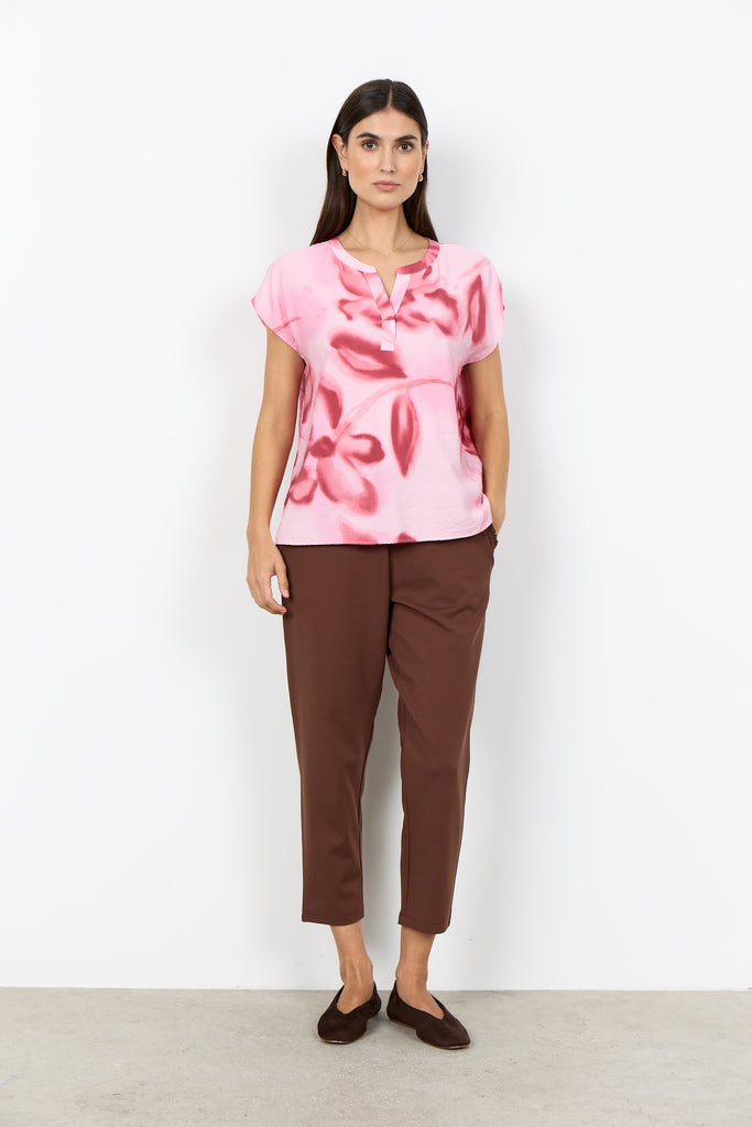 Cate Abstract Floral Top