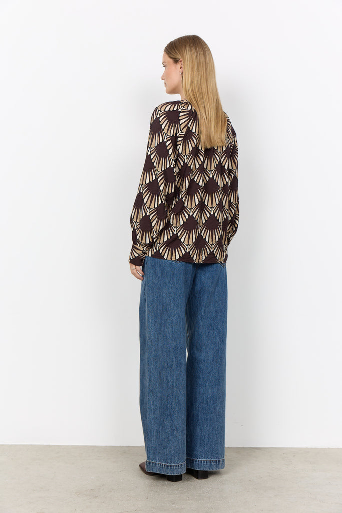 Halin Geometric Print Shirt