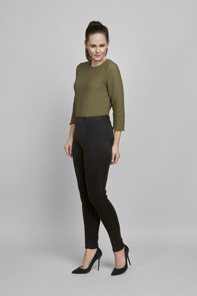 Suzie Suedette Pull-On Trousers