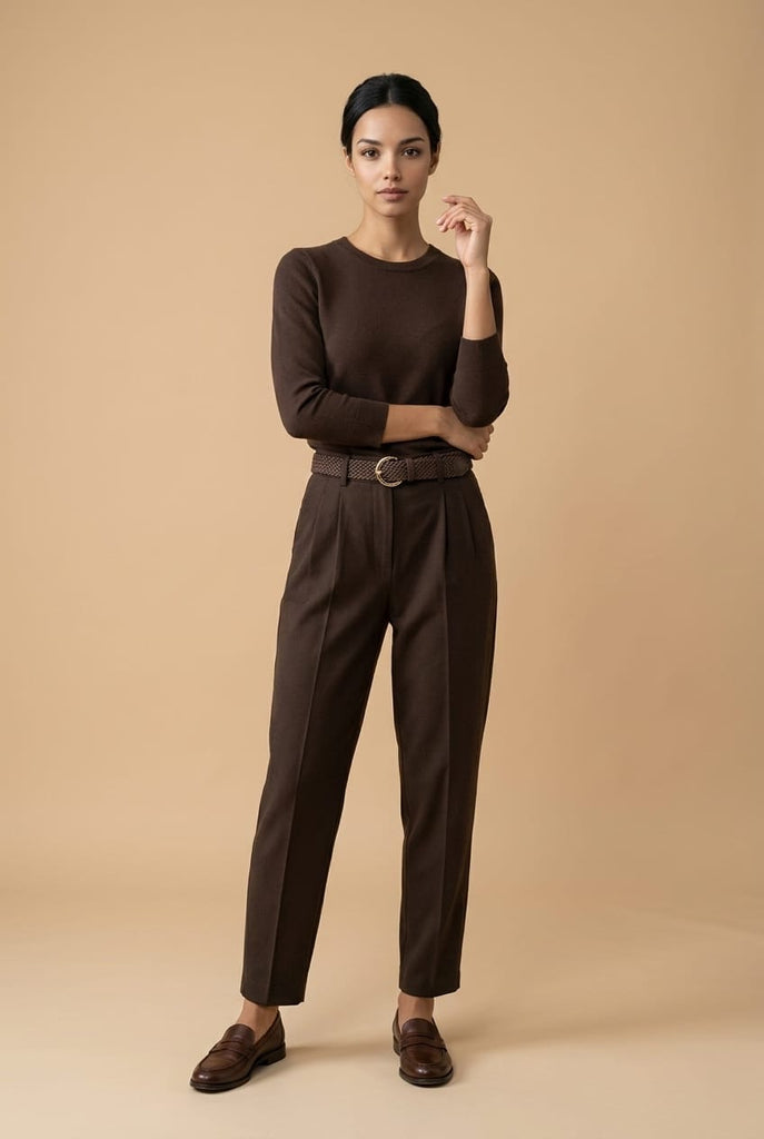 Lyra Soft Touch Belted Trousers