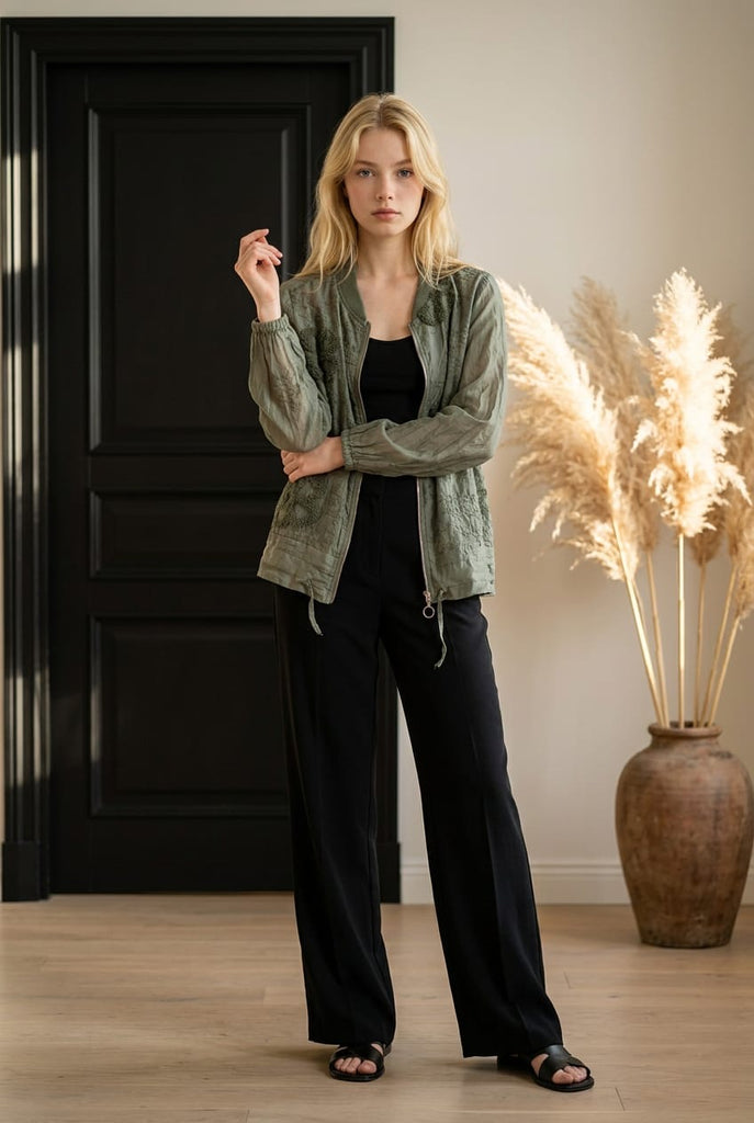 Katie Floral Embroidered Jacket