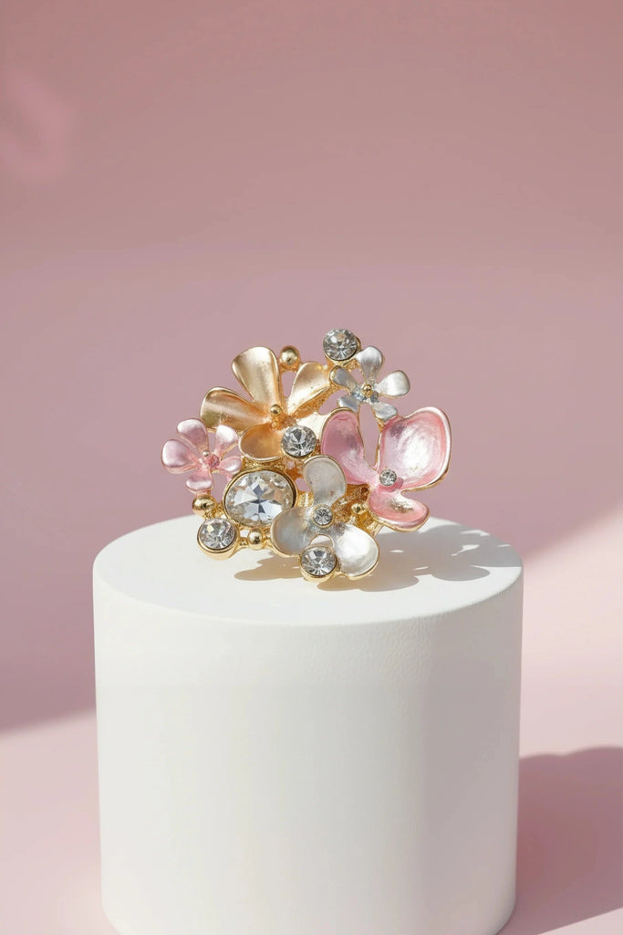 Erin Floral Bouquet Magnetic Brooch