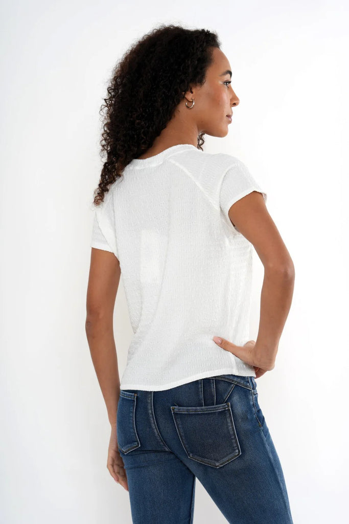 Molly Textured Dressy Tee