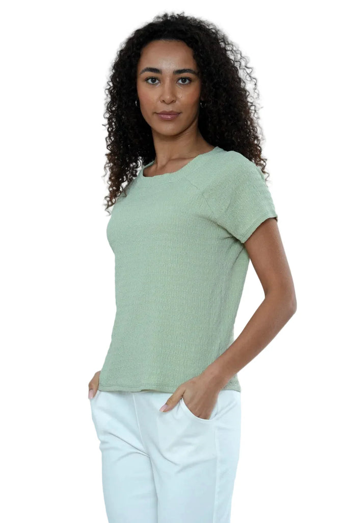 Molly Textured Dressy Tee