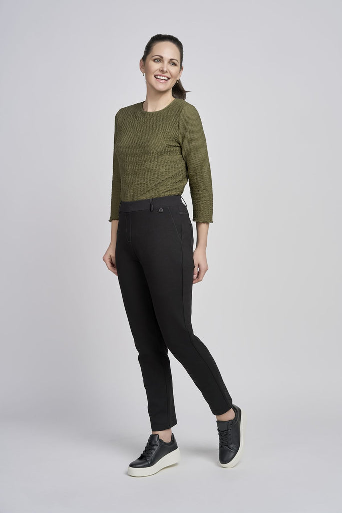 Thea Straight Leg Pull On Trousers