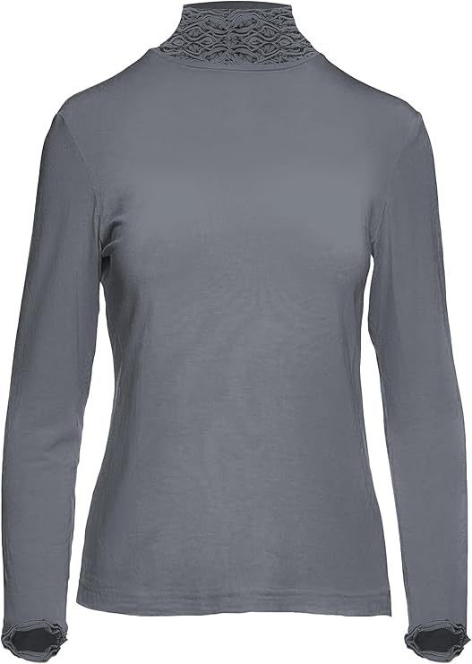 Annalise Ruffle Neck Fine Polo