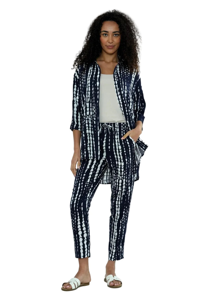 Anna Tapered Leg Tie-Dye Trousers