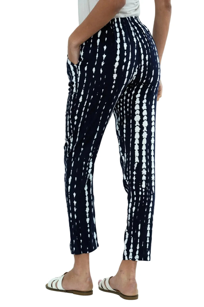 Anna Tapered Leg Tie-Dye Trousers