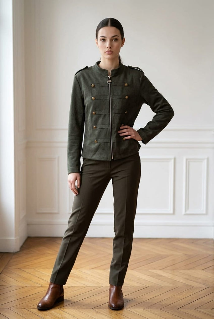 Kristen Military Style Jacket
