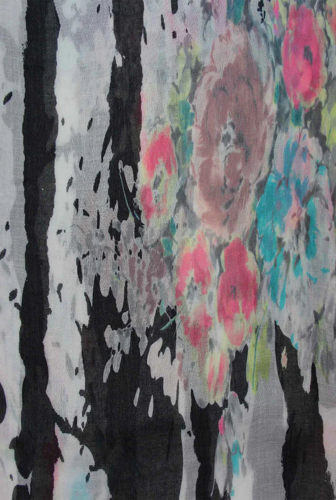 Savannah Peony Print Scarf