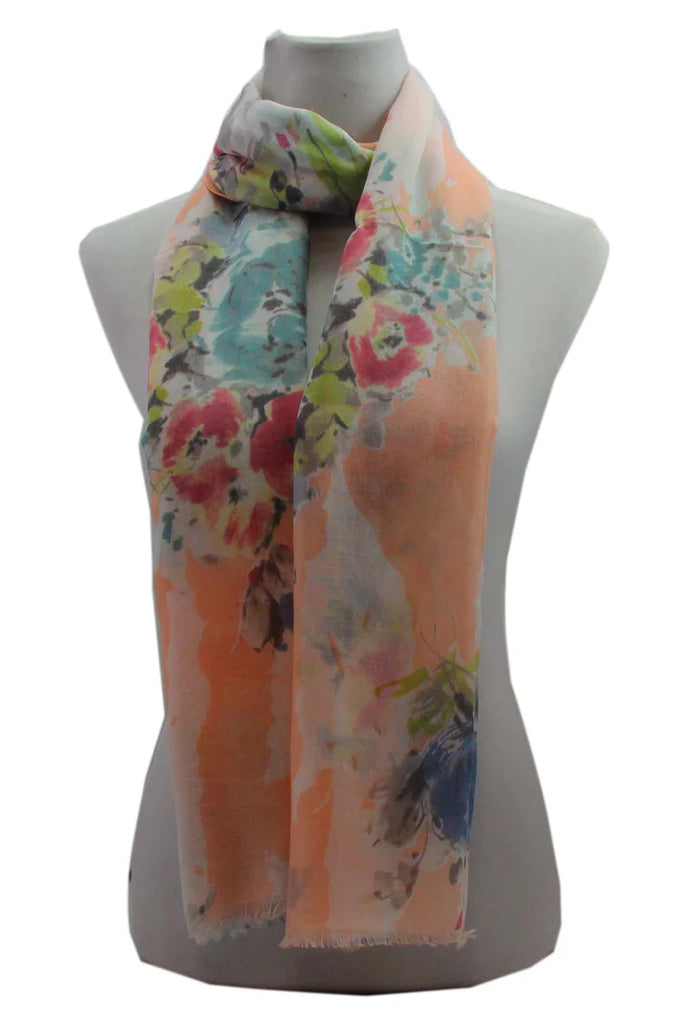 Savannah Peony Print Scarf
