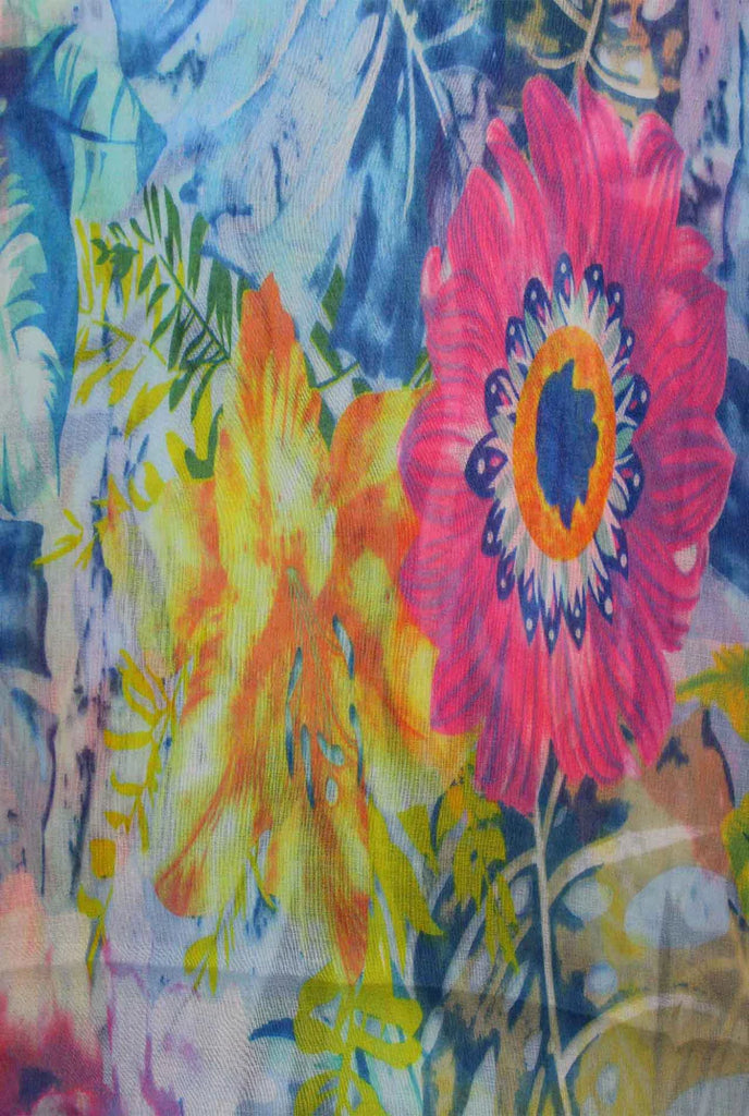 Heaven Floral Print Scarf